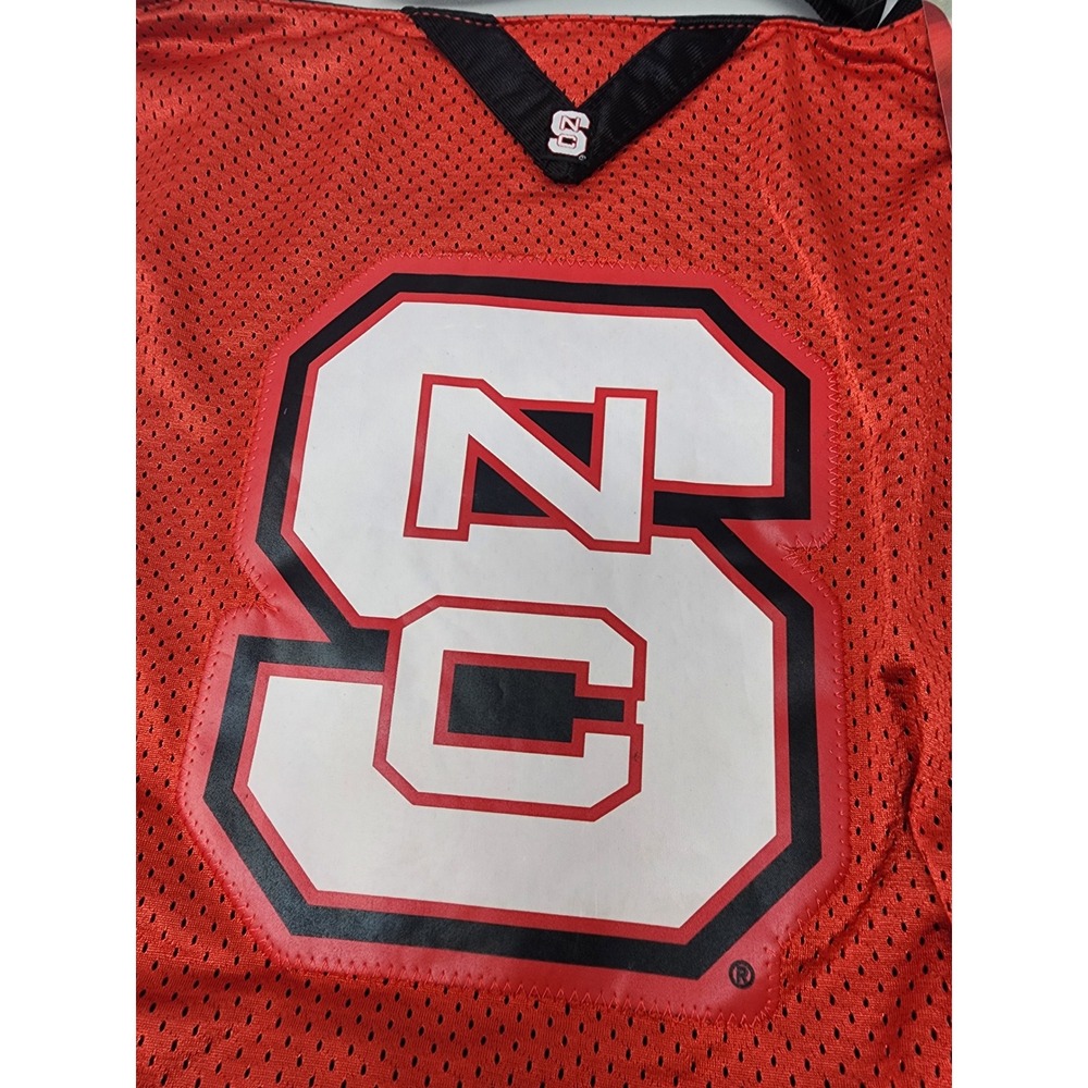 NCAA Womens MVP Jersey Tote North Carolina State Red Poly Blend Casual Size One - Picture 4 of 9